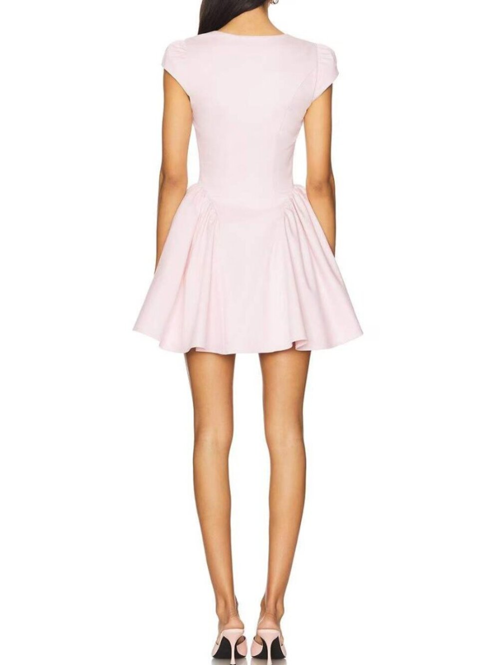 BEST MAJORELLE x Revolve Jameson Mini Dress Blush Pink French Classic - Picture 3 of 8